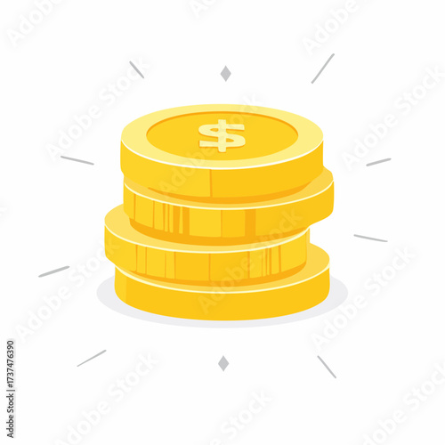stacks of coins