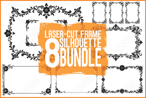 Vintage Frame Laser Cut Files