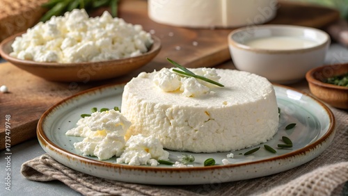 Explore the creamy texture of ricotta layered with cottage cheese for a delightful culinary experience