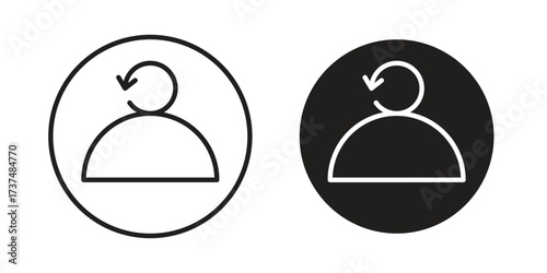 Scrum master icon vector sign symbol