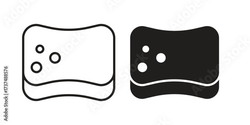 Soap cleaning icon vector sign symbol