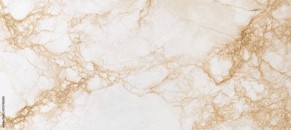 Fototapeta premium Elegant beige and cream marble countertop close up showcasing unique earth tones and textures.