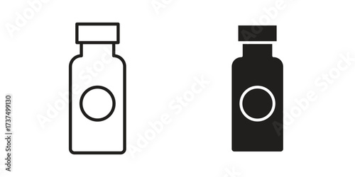Water bottle icon vector sign symbol