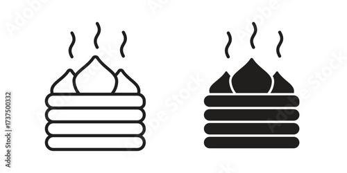 Xiao long bao icon vector sign symbol