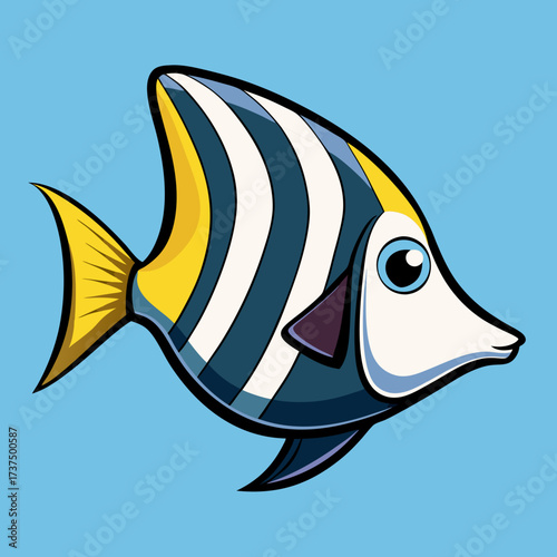 vector illustration of an underwater world