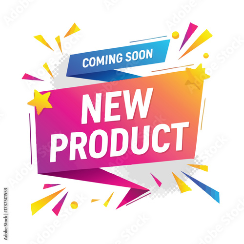 Coming Soon New Product Announcement Banner.