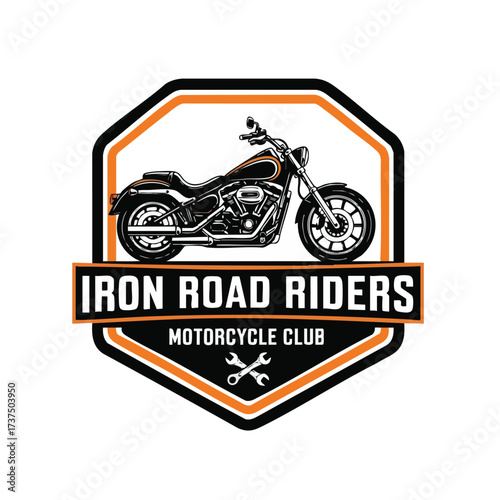 Iron Road Riders Motorcycle Club Emblem.