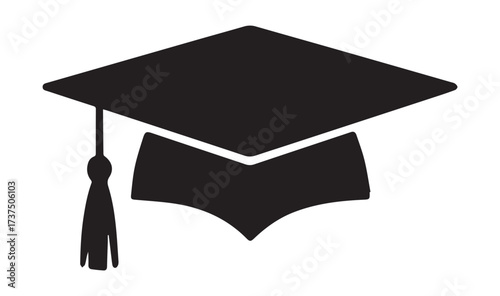 Graduation Cap With Tassel Silhouette mortarboard academic cap