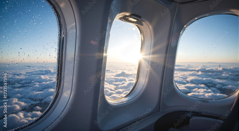 Fototapeta premium view from the plane window