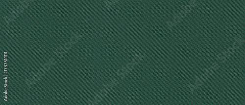 Tableau sur toile Seamless dark green twill fabric texture