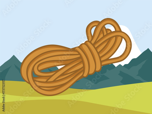 Scout Knot Concept IllustrationVector Style