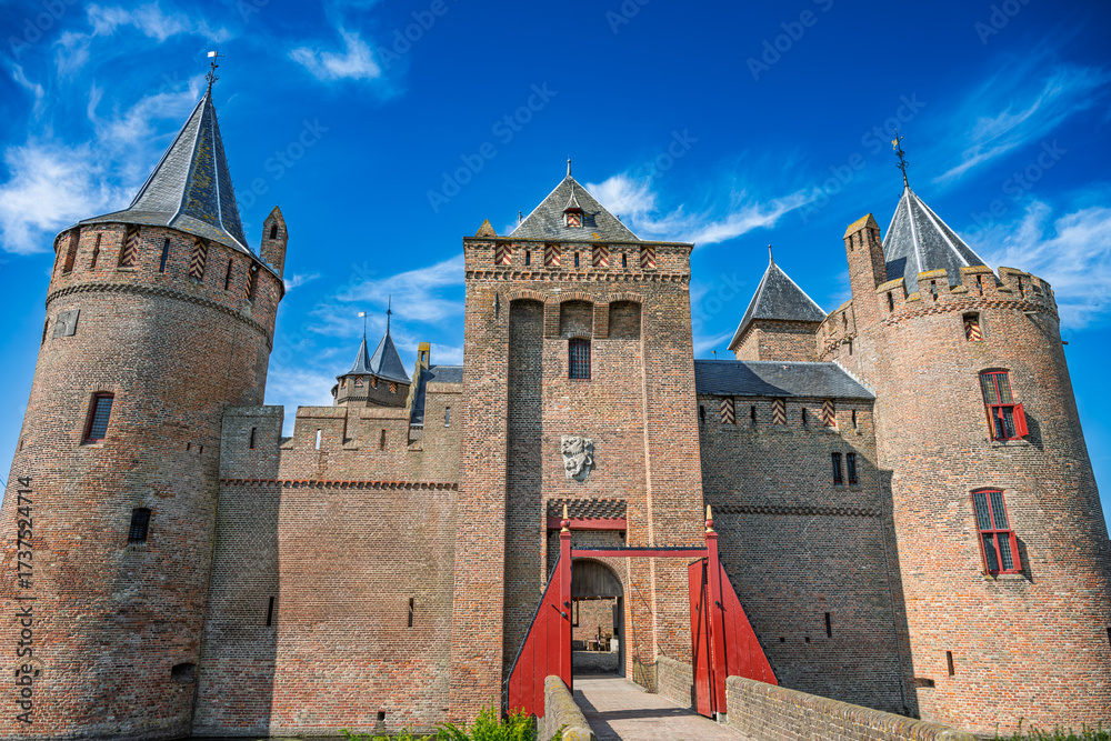 Fototapeta premium Historic Muiderslot Castle Netherlands