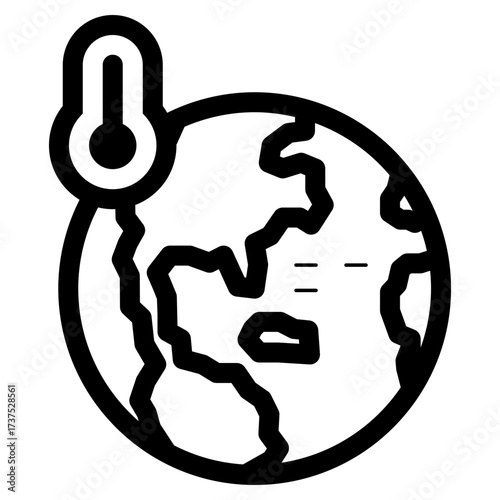 global warming icon