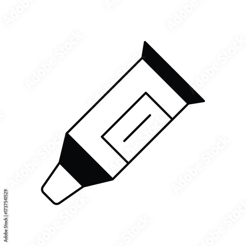 Hair Dye Tube Vector icon