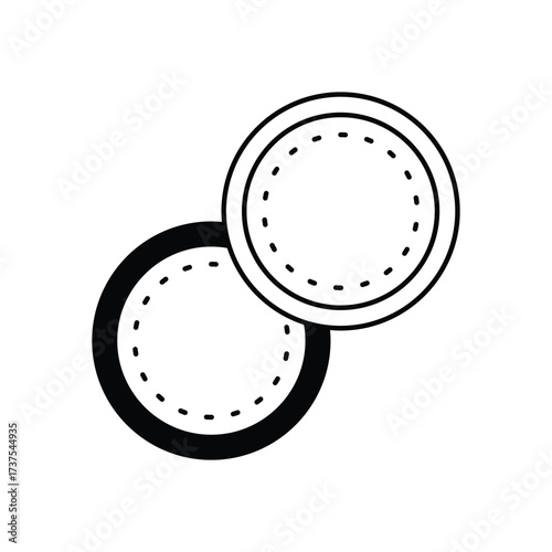 Cotton Pads Vector icon