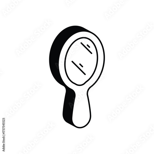 Beauty Mirror Vector icon