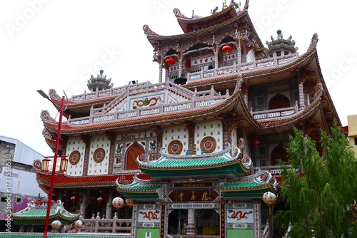 Canvastavla Wat Chue Chang, Hatyai, Thailand Traditional Temple