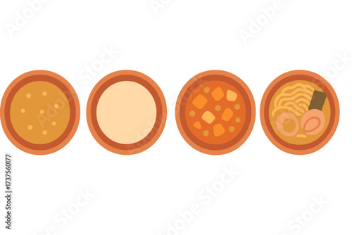 Diverse bowls of traditional dishes, showcasing flavors and textures from various cuisines around the world
