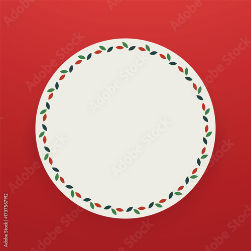 Christmas sale stickers and label. Price tag holiday. Christmas stickers. Free space for text.