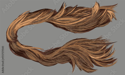 woman with long hair
