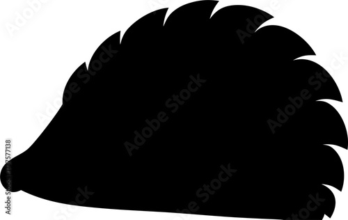 Hedgehog Silhouette Vector | Animal, Wildlife, Spiky, Pet, Forest Creature Design