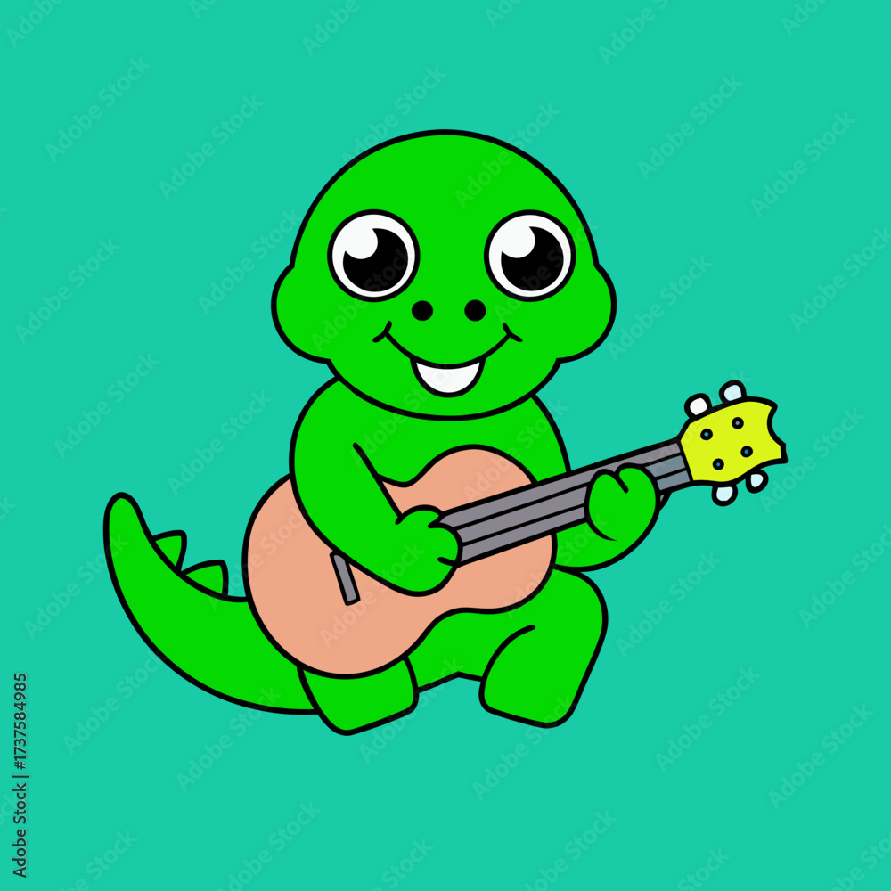 Obraz premium funny cartoon zombie