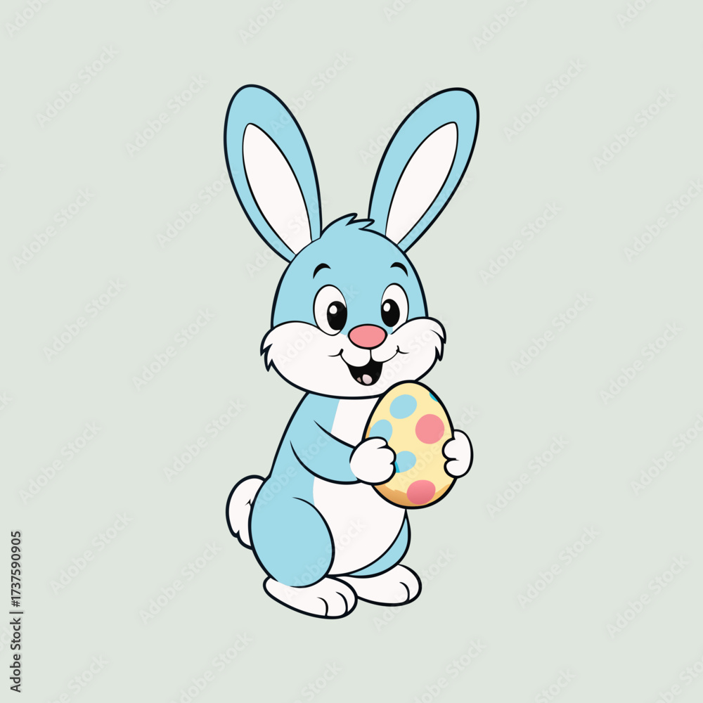 Obraz premium easter bunny with egg