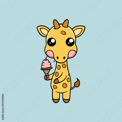 funny giraffe cartoon
