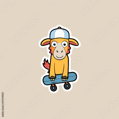 cartoon dog with a bone