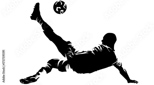 football players silhouettes sport soccer
