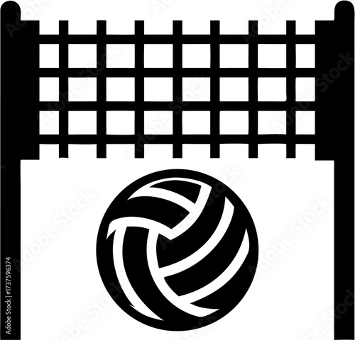 Volleyball Net with Ball Sport Equipment for Outdoor Recreational Games