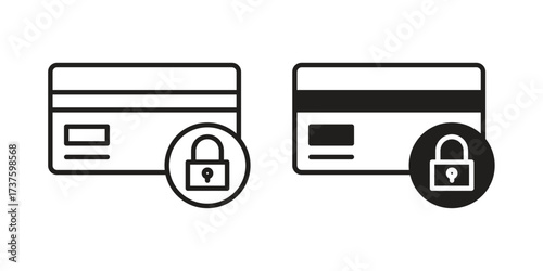 Credit limit icon art in black and white