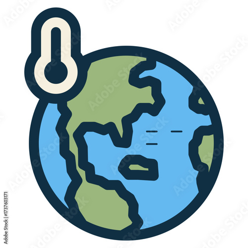 global warming icon
