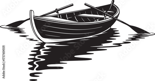 Collection of diverse maritime vessels in black silhouette ideal for nautical themes