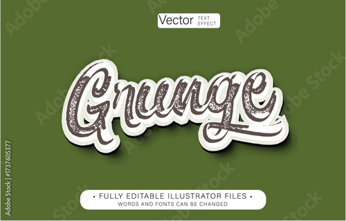 grunge text effect editable words and fonts can be changed
