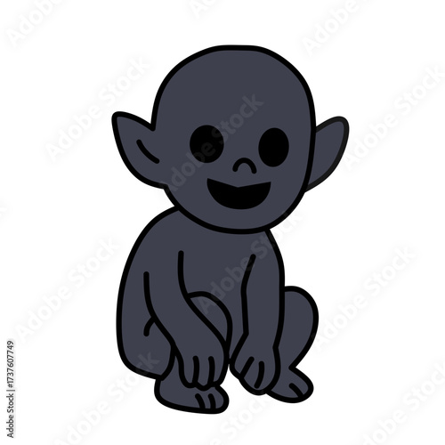 Halloween tuyul vector
