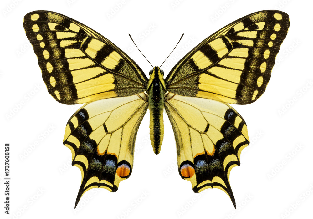Naklejka premium Butterfly with transparent png background