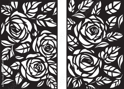 Rose Pattern Laser Cut Ornament