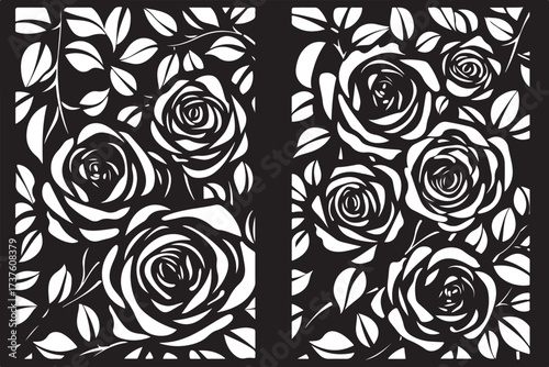 Rose Pattern Laser Cut Ornament