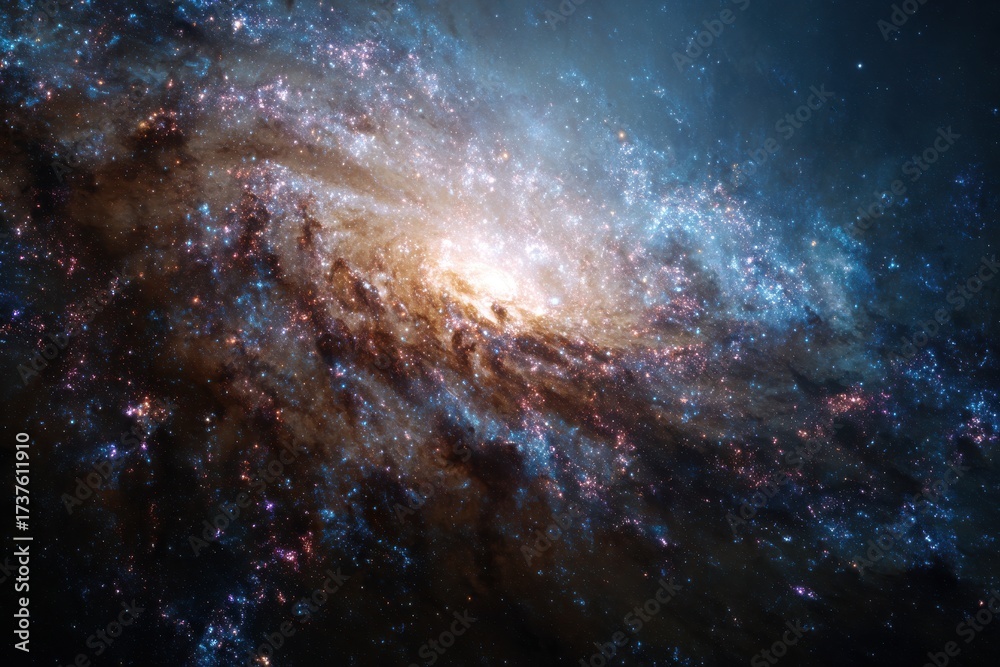 Naklejka premium deep space background