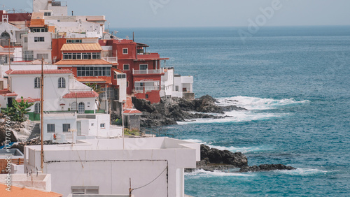 Los Baraccos Cliffs and Rocky Coast, Tenerife, Canary Islands