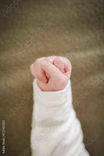newborn baby photography close-up foot head and ear