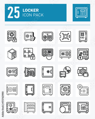 Locker Icon and Locker Icon Pack