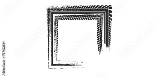 Tire track. Car, bike, motorcycle tyre mark with grunge effect isolated on white background. Wheel footprint on the road. Top view of rubber protector mark. vector