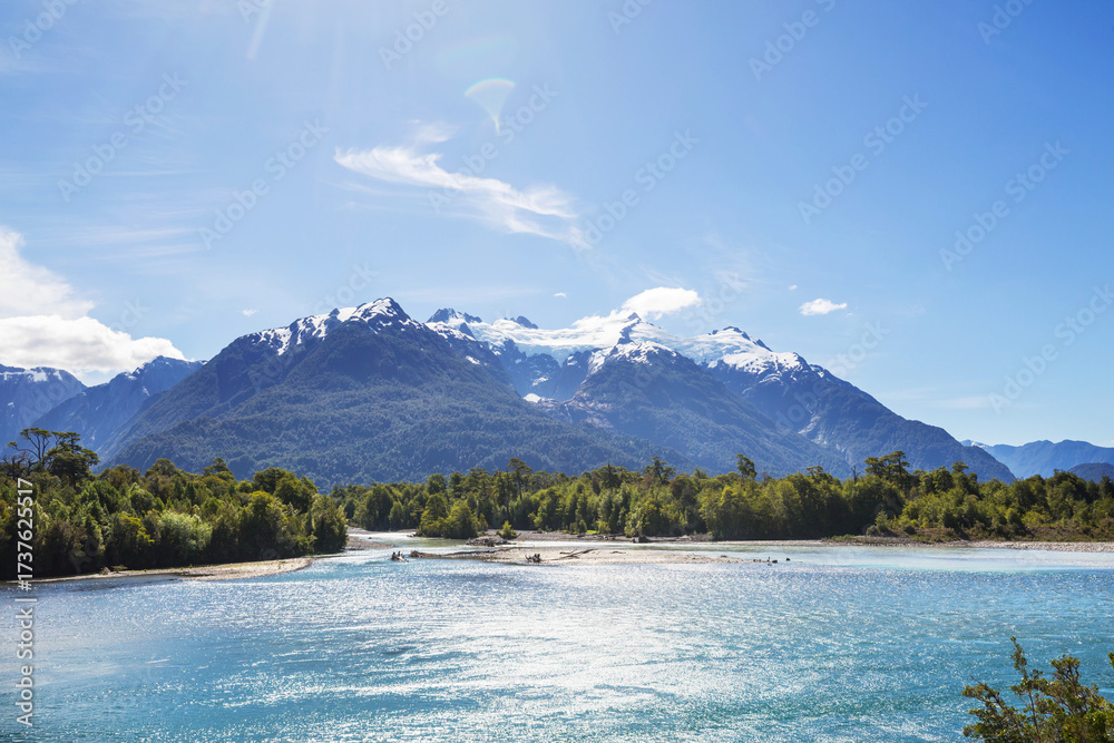 Naklejka premium South Chile