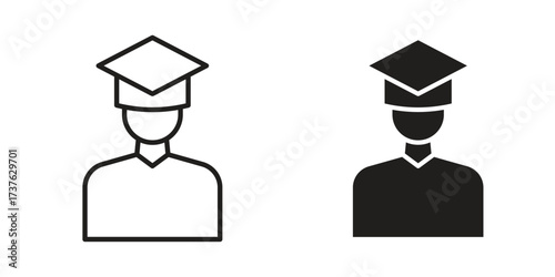 Graduated icon art in black and white