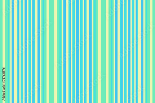 Pastel stripe pattern. Soft, summery vertical lines in blue, green, yellow. Fresh, vibrant backdrop. Use for web, textiles, graphic design. Versatile texture.