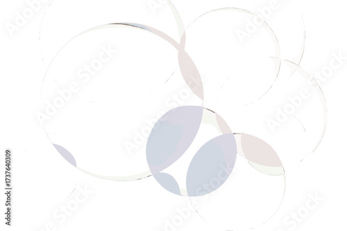 Other each layers illustration bubbles soft vector luminous gradient pastel