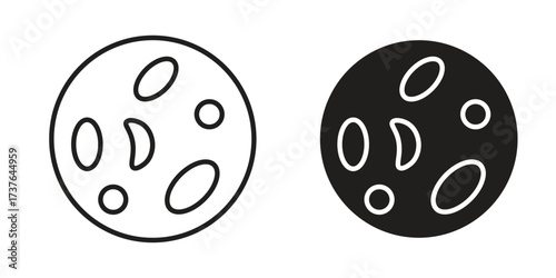 Leukemia icon art in black and white
