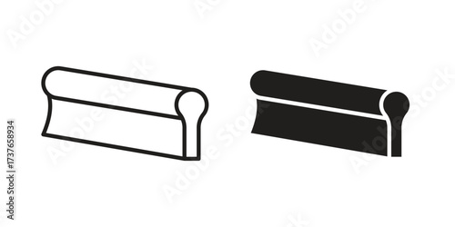 Print screen icon art in black and white